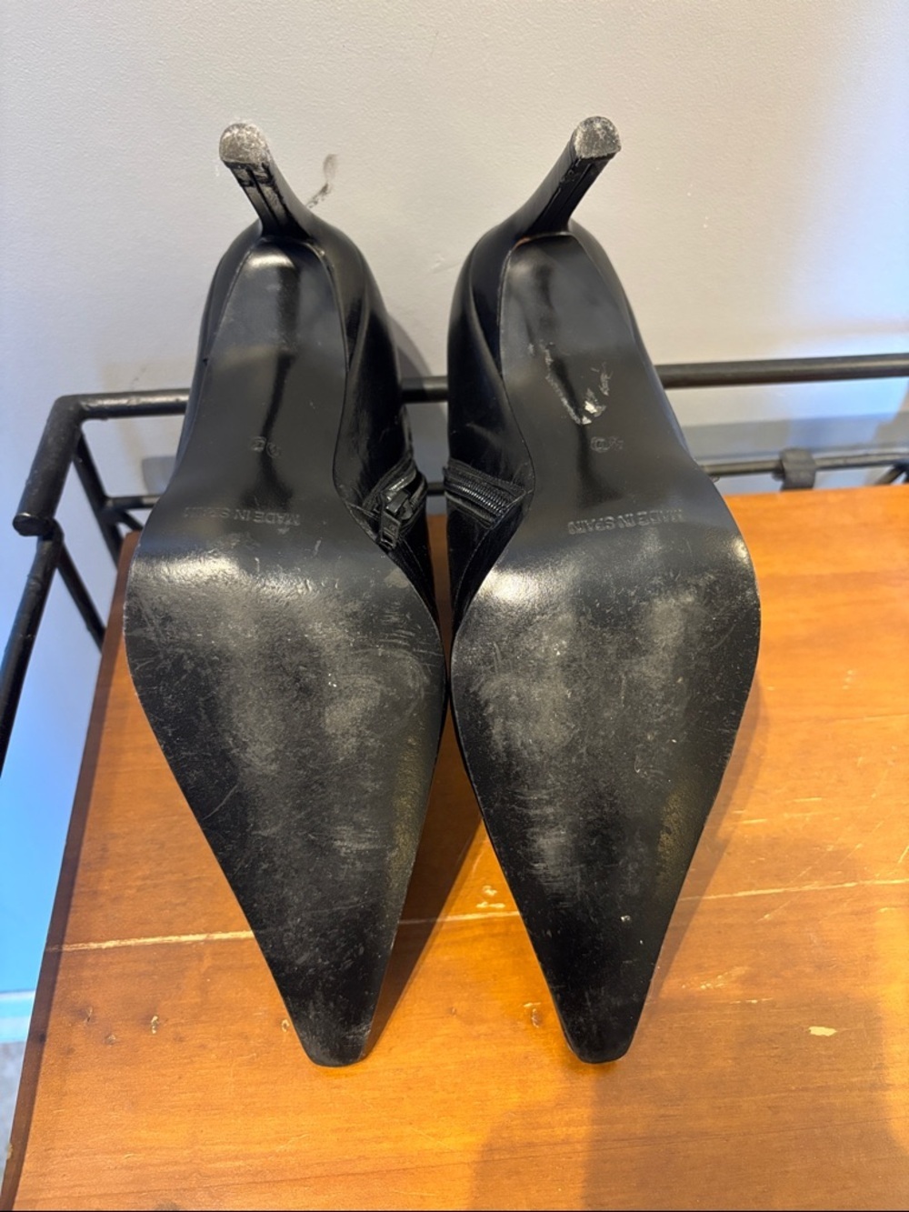 Pegabo Witchy Leather Lace Up Booties Made in Spain - Picture 6 of 7